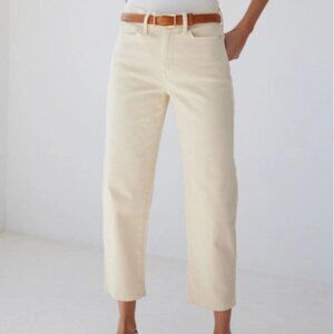 AYR The Beat Drop Barrel Leg Jeans in Straw Hat Size 31